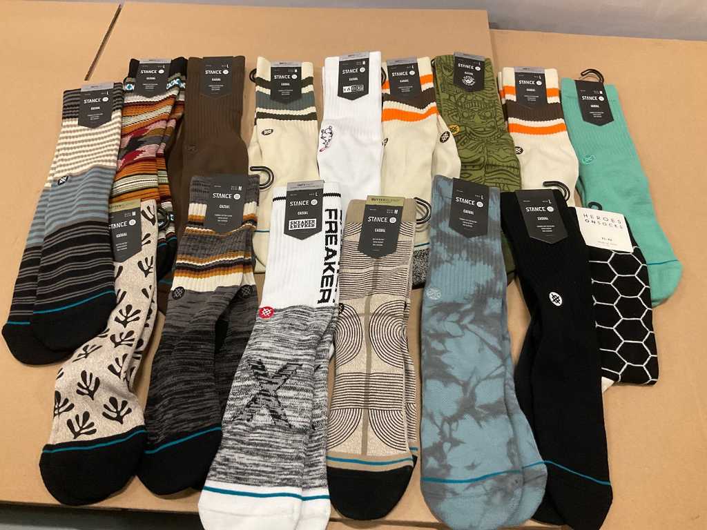 Batch socks 126 pairs