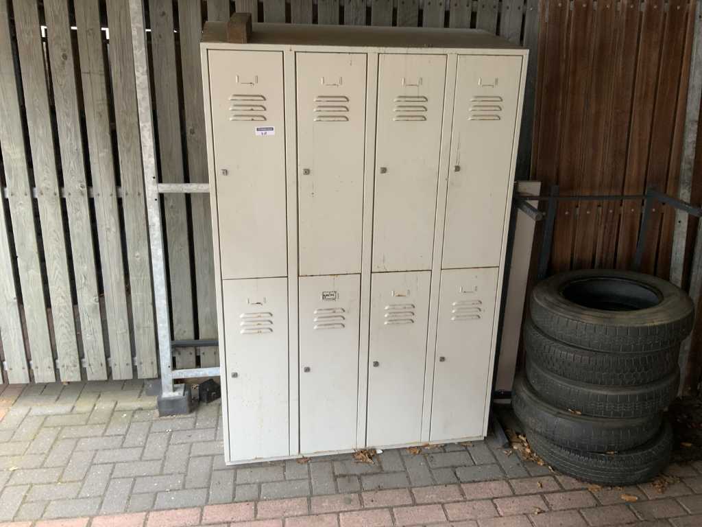 Locker cabinet 8 doors