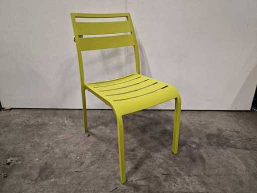 6 x Garden Prestige - Alu Stapelstoel Nice Lime - Full Alu Lime