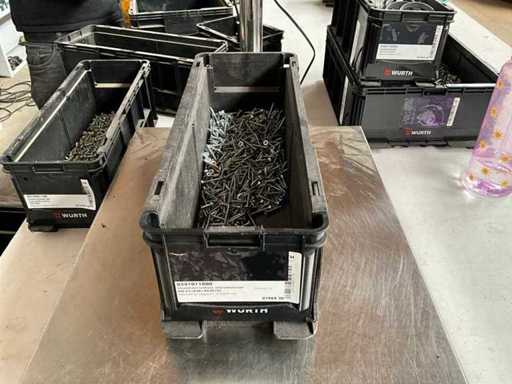 Würth 2.21kg Chipboard screw countersunk head 4x30/25 in stackable bin