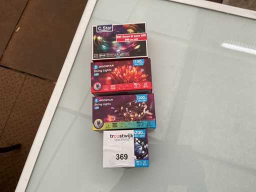 C.Star+ Aigostar. Innen- / Außenbereich, Weihnachts-LED-Beleuchtung. (4-fach)