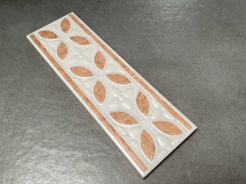 Piastrella decorativa Mosa Listello 25x8 cm (21x)