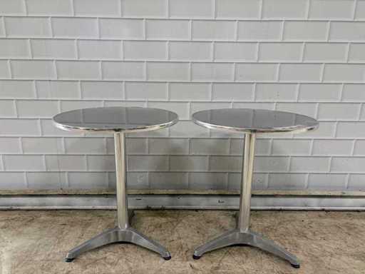 Aluminum Bistro Table (2x)
