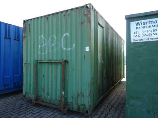 Poubelle à câble fermé