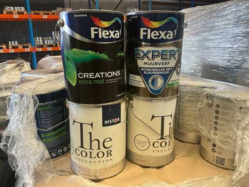 Batch of Histor & Flexa wall paint