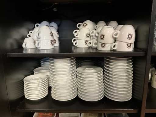 Grains rouges - Lot de service à café