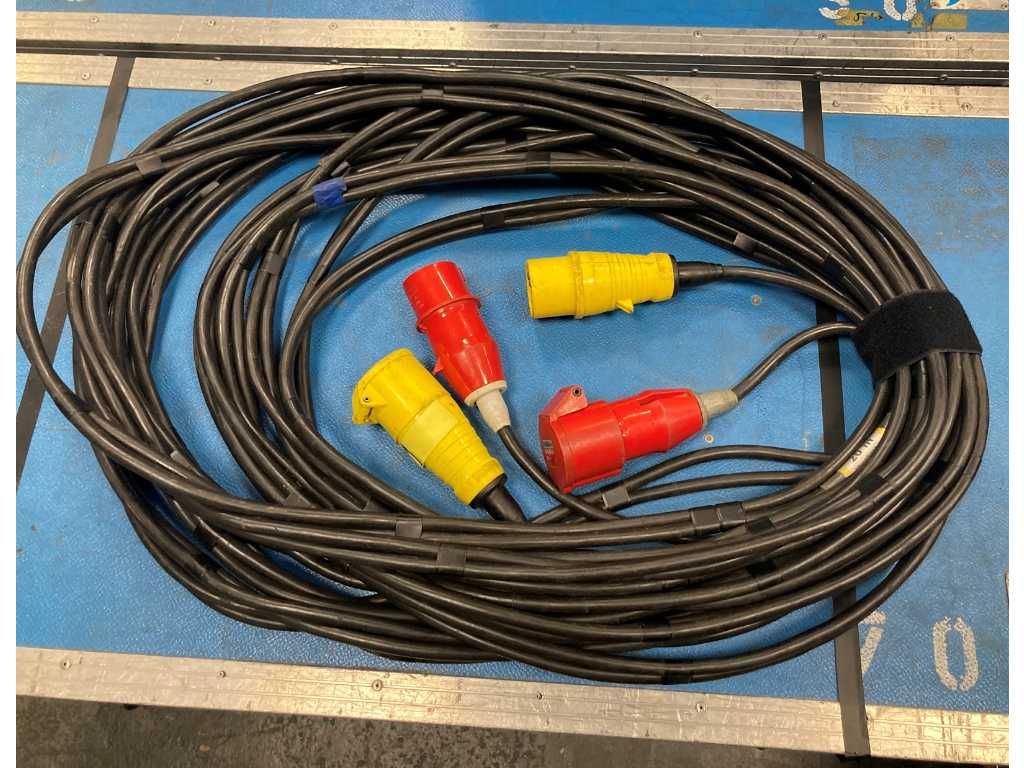 Motor cable for chain hoists, 10m (5x)