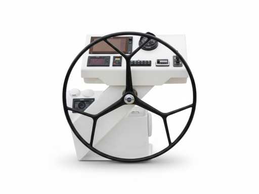 Hanse 588 Aluminiowa kolumna kierownica Bakeboard White Type - TRS1119