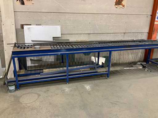 Roller track with workshop