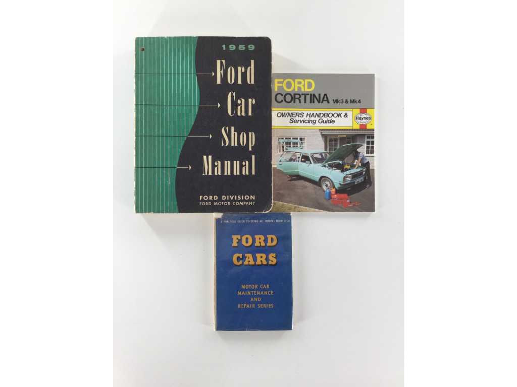 Lotto di istruzioni per la riparazione Ford / Libri a tema per auto