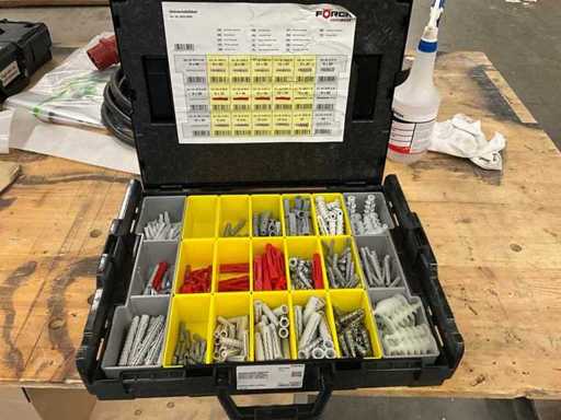 Sortiment Spezialdübel und Dübel in Sortimo L-Boxx 10cm hoch