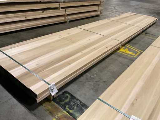 Yellow Poplar panelen voorgeschuurd 40x1000 mm (2x)