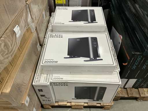 Lot Black+Decker convectors 2000W (12x)
