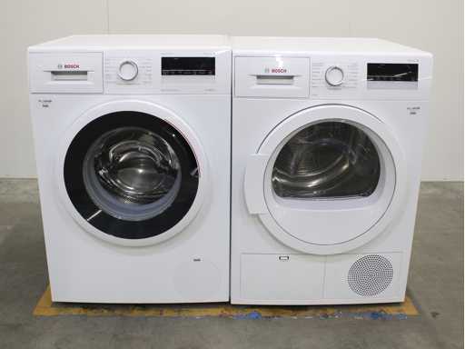 Bosch Series|4 VarioPerfect EcoSilence Drive Waschmaschine & Bosch Series|4 Wäschetrockner