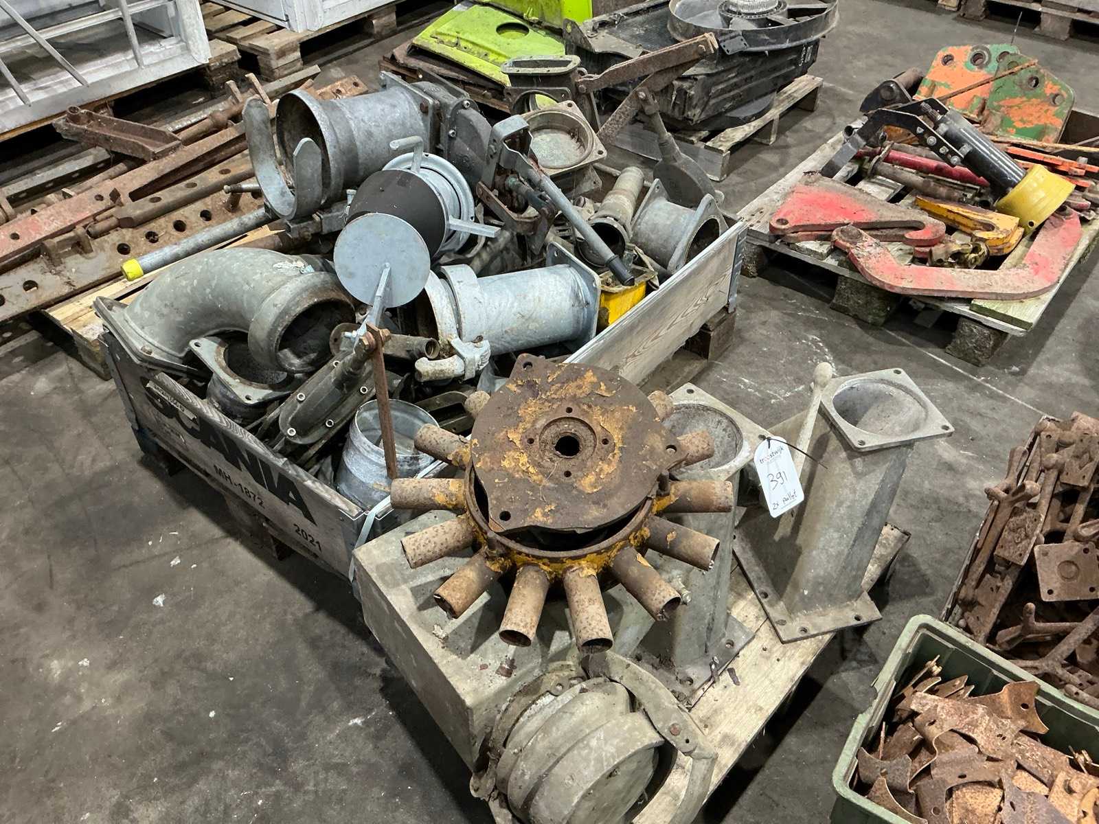 Batch of manure technology parts