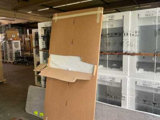 Multiplex eiland/tafelblad met hardkunststof toplaag 206x90 cm