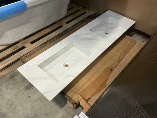 Waschbecken-Duo 160 cm