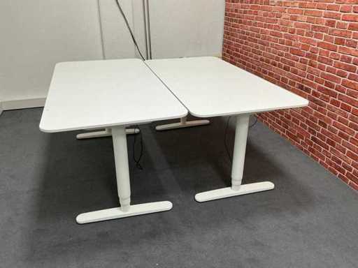 Birou reglabil electric 160x80cm (2x)
