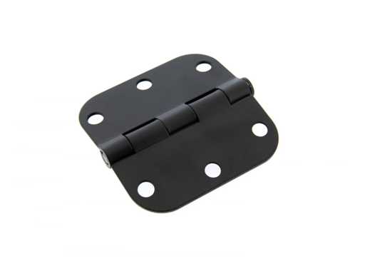 (500x) Zwart scharnier - 7,5 cm - met schroeven