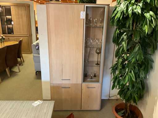 Witryna d?bowa Curve