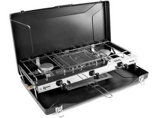 Kampa Fornello 2-burner stove with grill