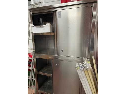 Doppeltür für Edelstahlschrank