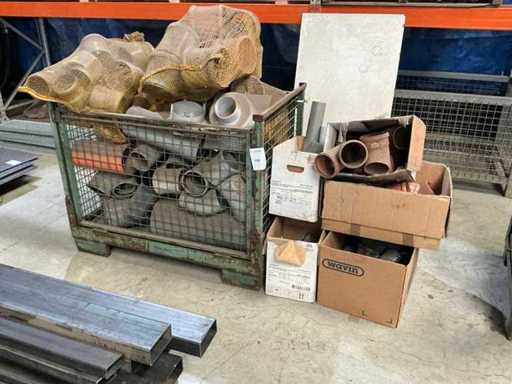 Batch of PVC fittings