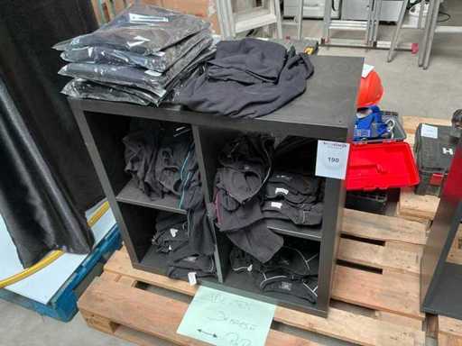 Batch of printed clothing