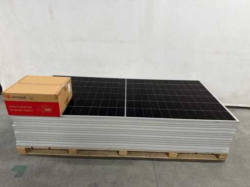 Aiko - ensemble de 14 panneaux solaires (645 Wp) - Onduleur Goodwe 10 kW