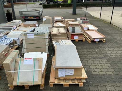 Restpartijen vloer - wand tegels