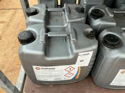 Gulf,inhoud 20 liter Antivries (2x)