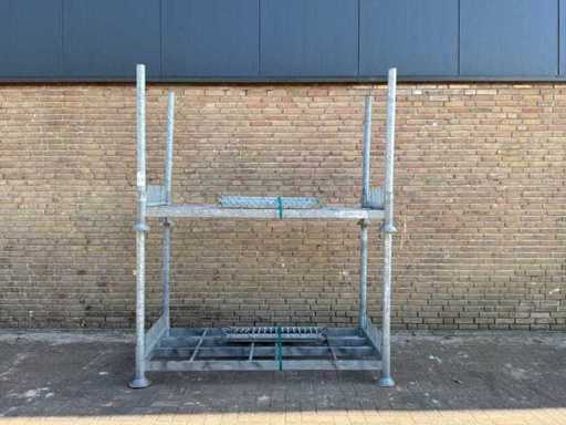 Palet de fereastră galvanizat cu opplate-uri (2x)