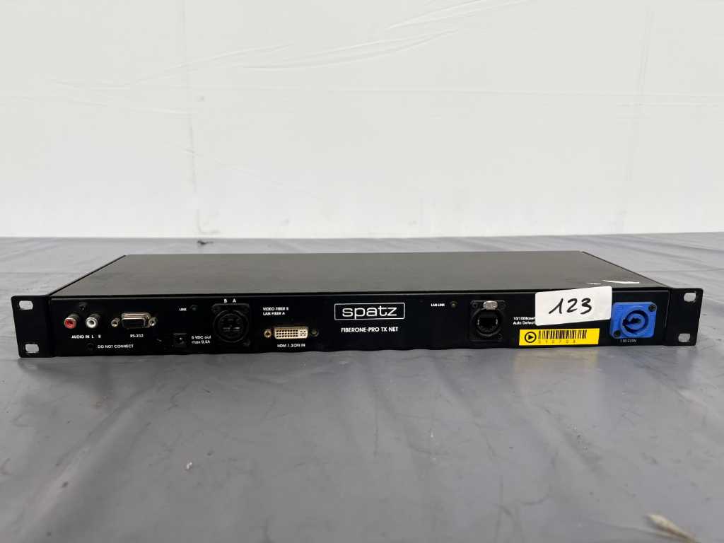 SPATZ - FIBERONE-PRO TX NET - Glasfaser DVI & Ethernet Sender