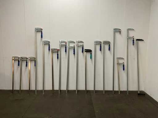 Partij diverse maten lijmtangen