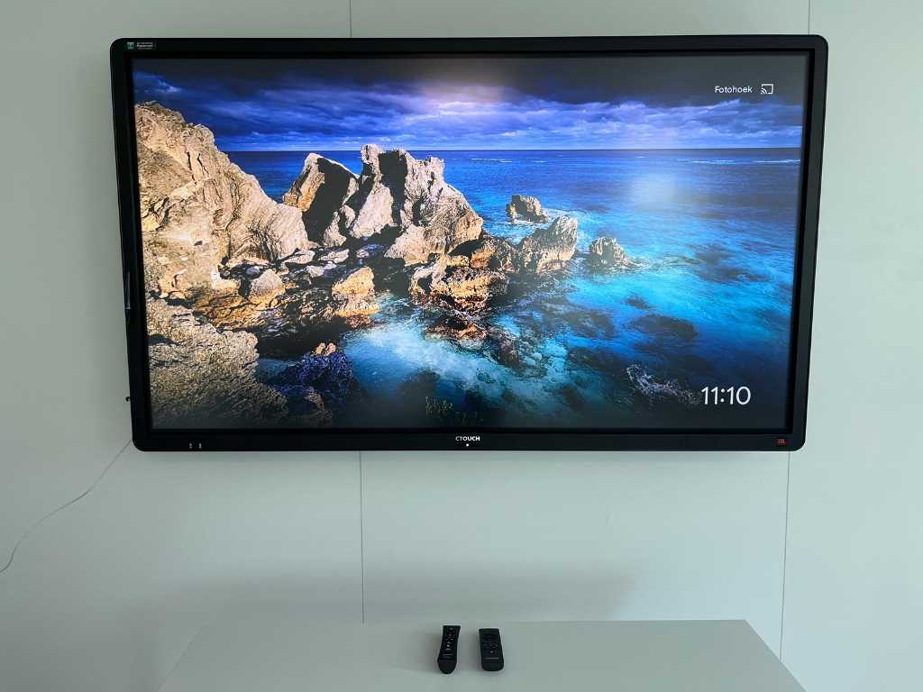 CTOUCH CLAP-75UHDA5 - 4K 75" interactieve touchscreen met muurbeugel