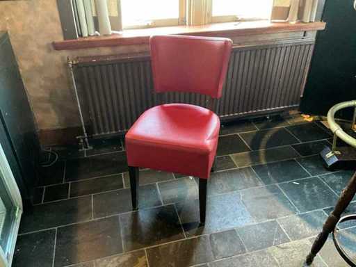 kunstlederen restaurantstoelen (24x)