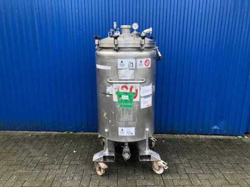 Pressure Vessel / Roll Container Stainless Steel Pressure Vessel 350 Liters Insulated on Casters