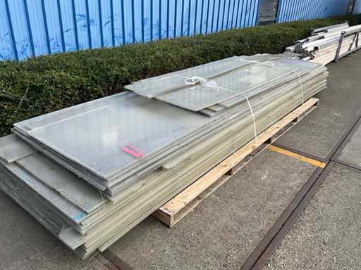 Various Veranda roof sheets (20x)