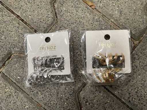 Cercei de petrecere auriu/argint Trendz (140x)