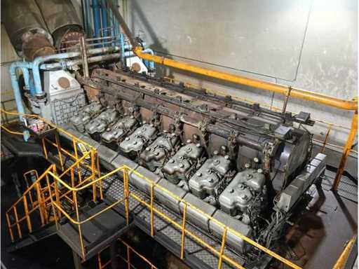 Complete Cogeneration Plant with DEUTZ MWM BV 16 M 640 Engine and AVK SPX-SP Alternator