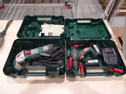 Bosch – Akkubohrer und Winkelschleifer