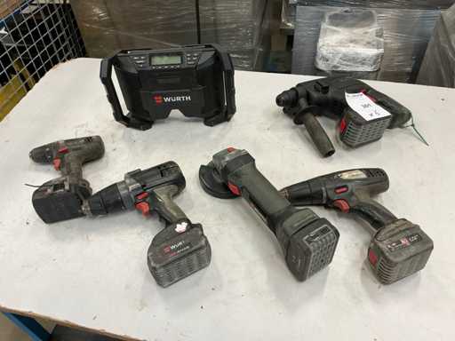 Würth Akkuwerkzeuge (6x)