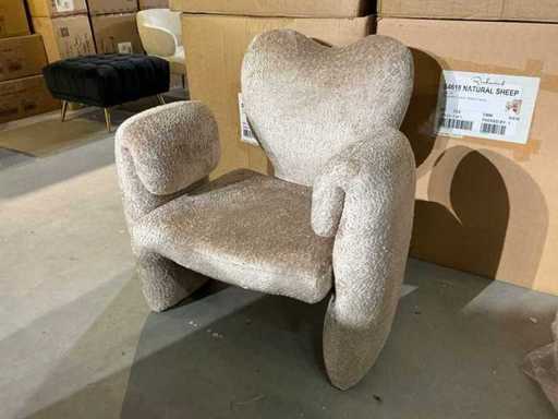 Richmond Interior Didi Sheep Natural Lounge Lounge Chair