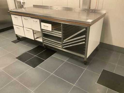 Stainless Steel Ingredients Worktable