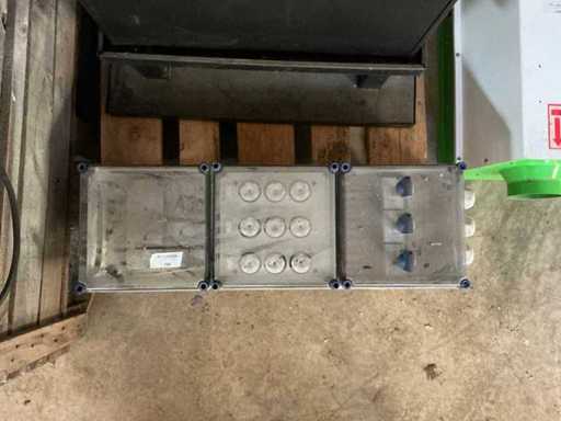 Meterkast 3 groepen 3 fase