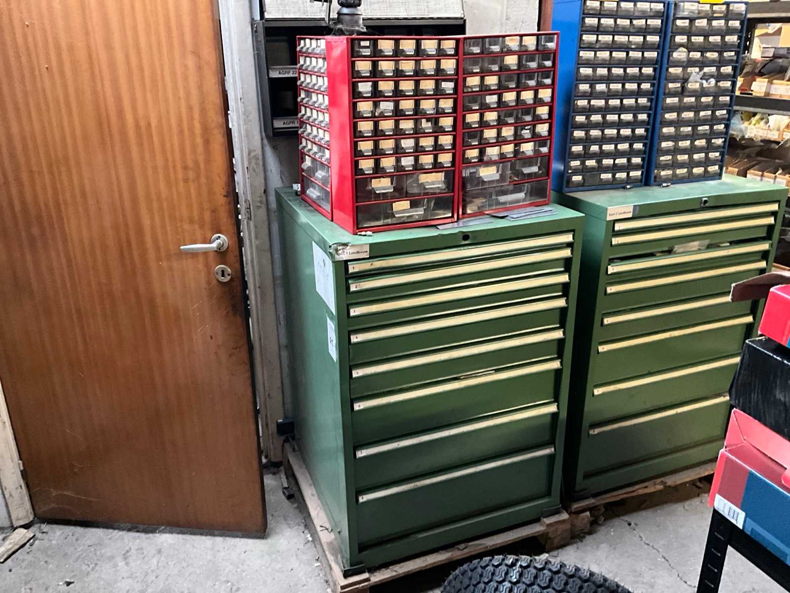 New Holland Chest of Drawers with Spare Parts Contents