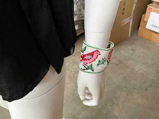 Elastyczna bransoletka z koralikami Fair Forward Fairtrade (150x)