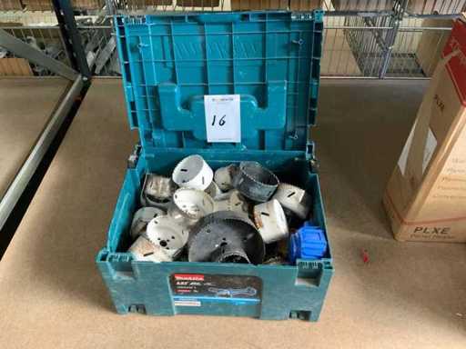 Serie de fierăstraie găuri