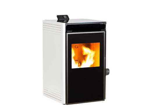 ECOFOREST Creta - Blanc - Poêle à granulés
