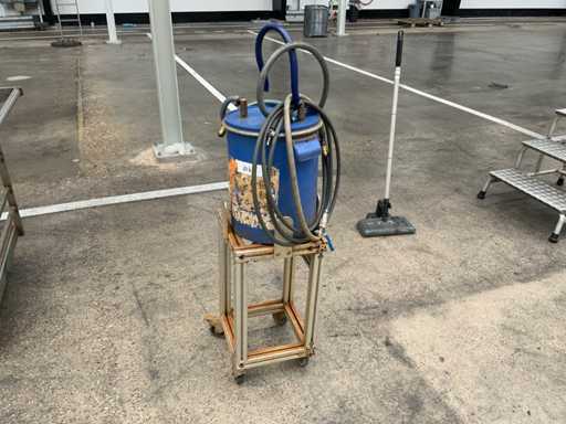 Chariot de transport avec tambour